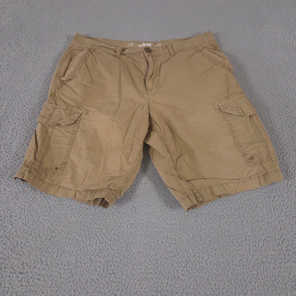 Urban Pipeline Shorts Mens 36 Cargo Hits at Knee Cotton Utility Khaki Outdoor